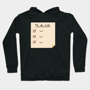 To do List Nothing Hoodie